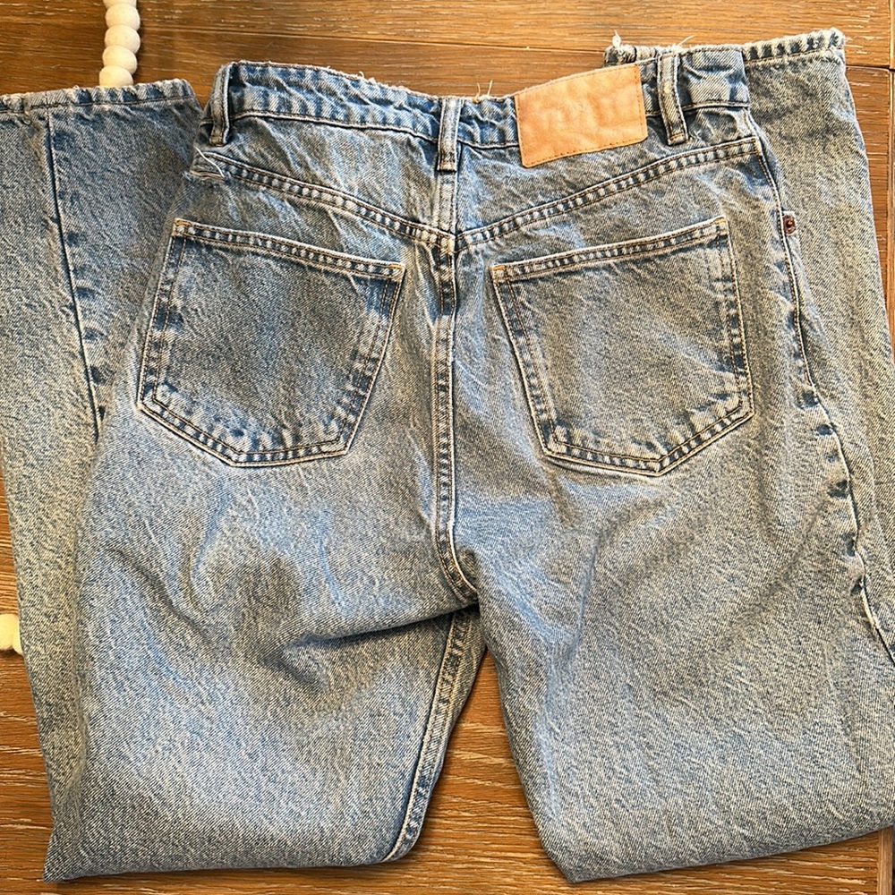 zara jeans medium wash